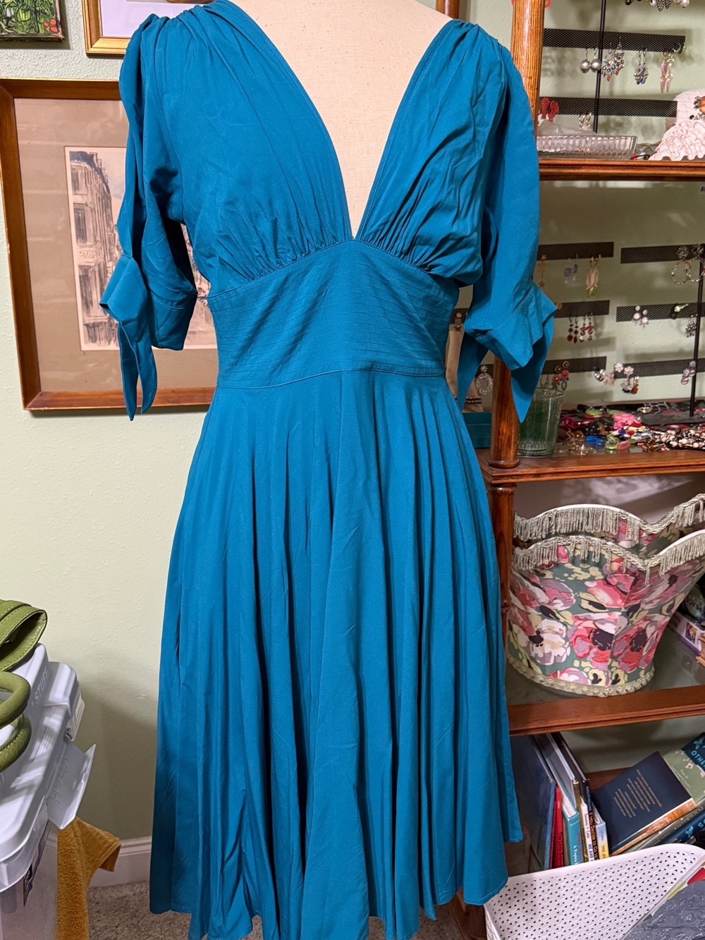 Trashy Diva Teal Stacia Dress